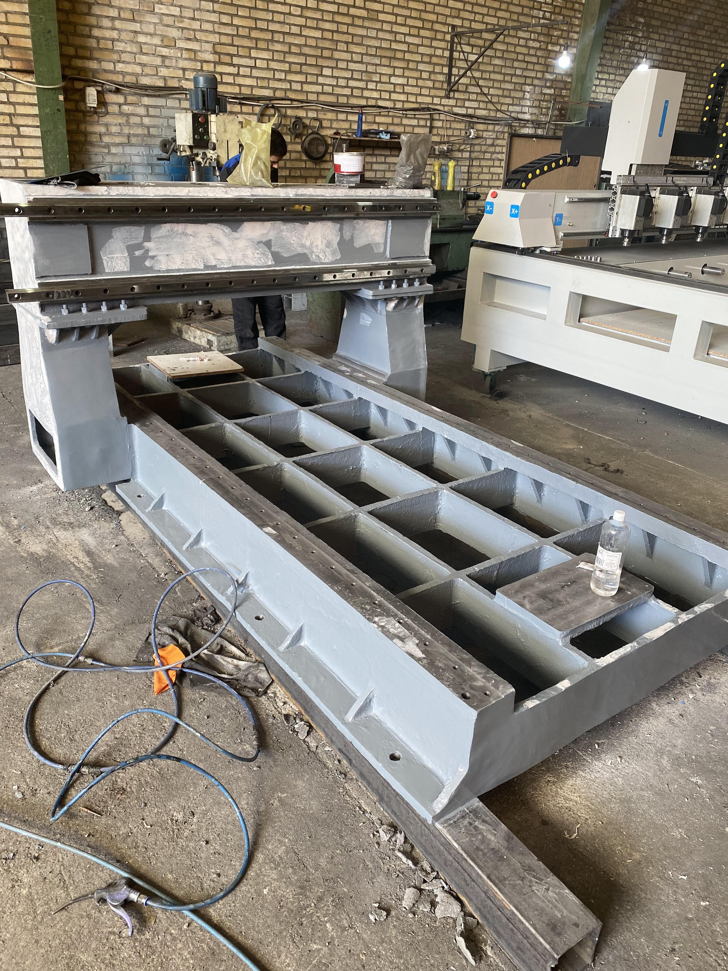 دستگاه فرز CNC چدنی سنگین