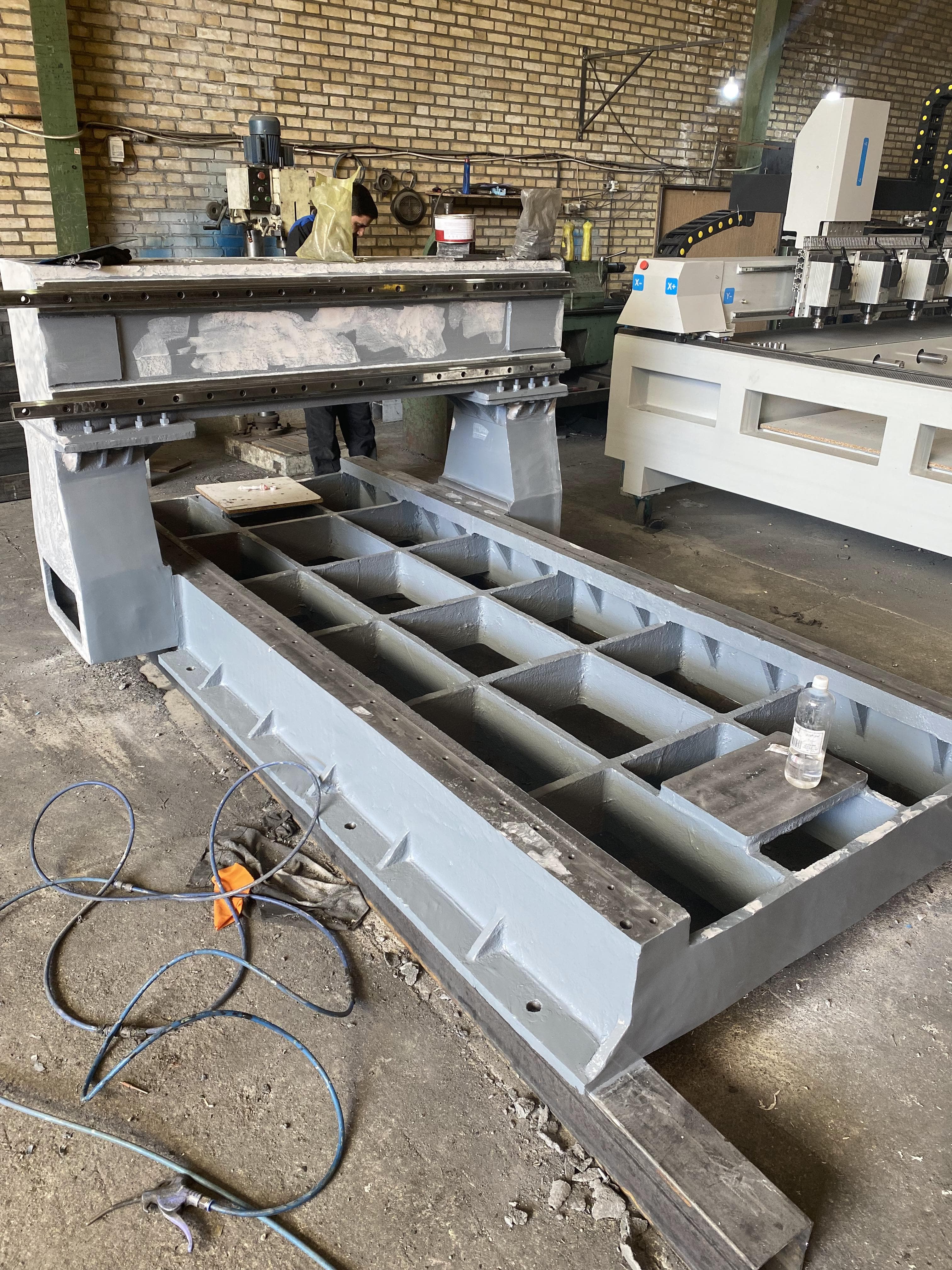 دستگاه فرز CNC چدنی سنگین